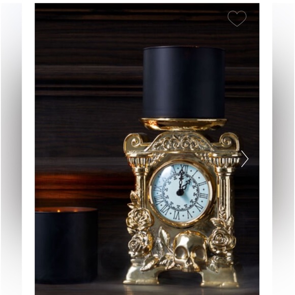 🎃 BBW Skulls & Roses 3-Wick Candle Holder NEW - Picture 2 of 3